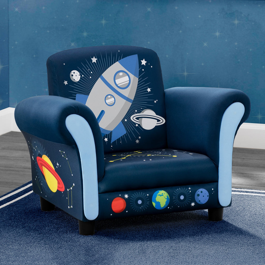 Space Adventures Kids Upholstered Chair