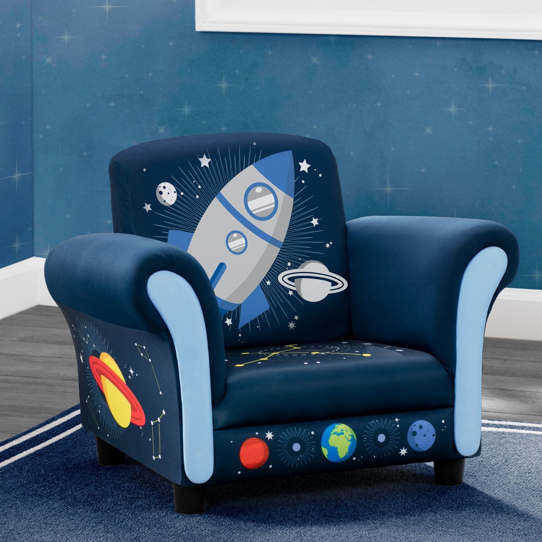 Space Adventures Kids Upholstered Chair