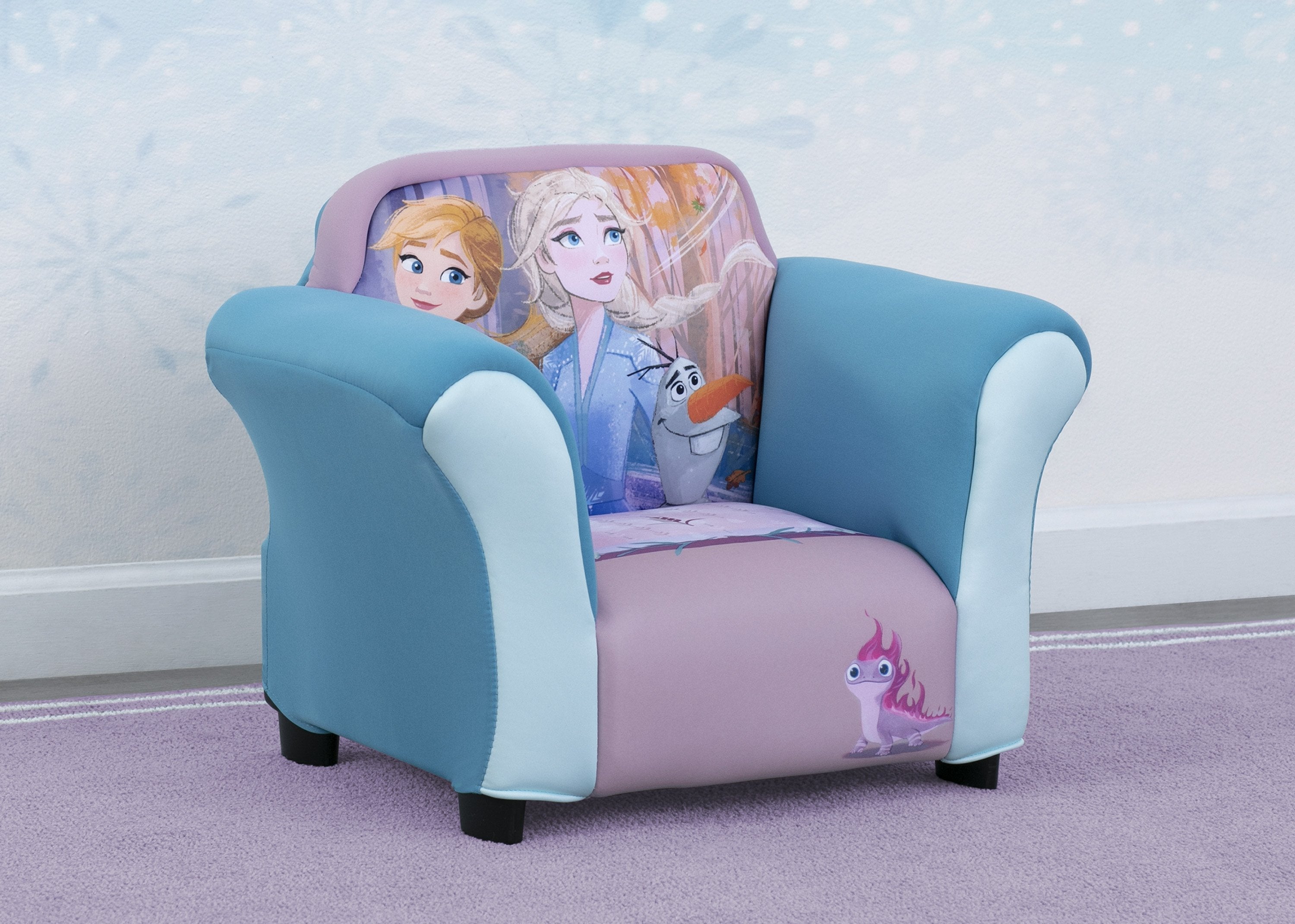 Frozen II Upholstered Chair with Sculpted Plastic Frame