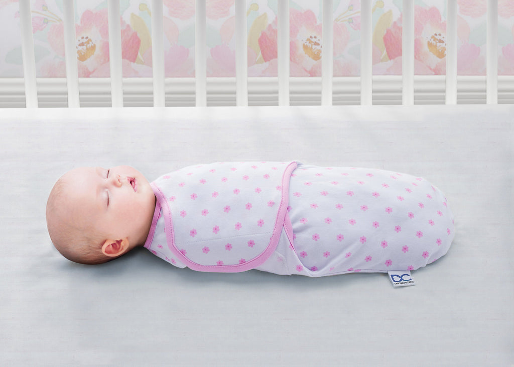 Little Lambs Adjustable Swaddle Wrap - Size Large, Fits Babies 3-6 Months/14-18 lbs., 3-Pack