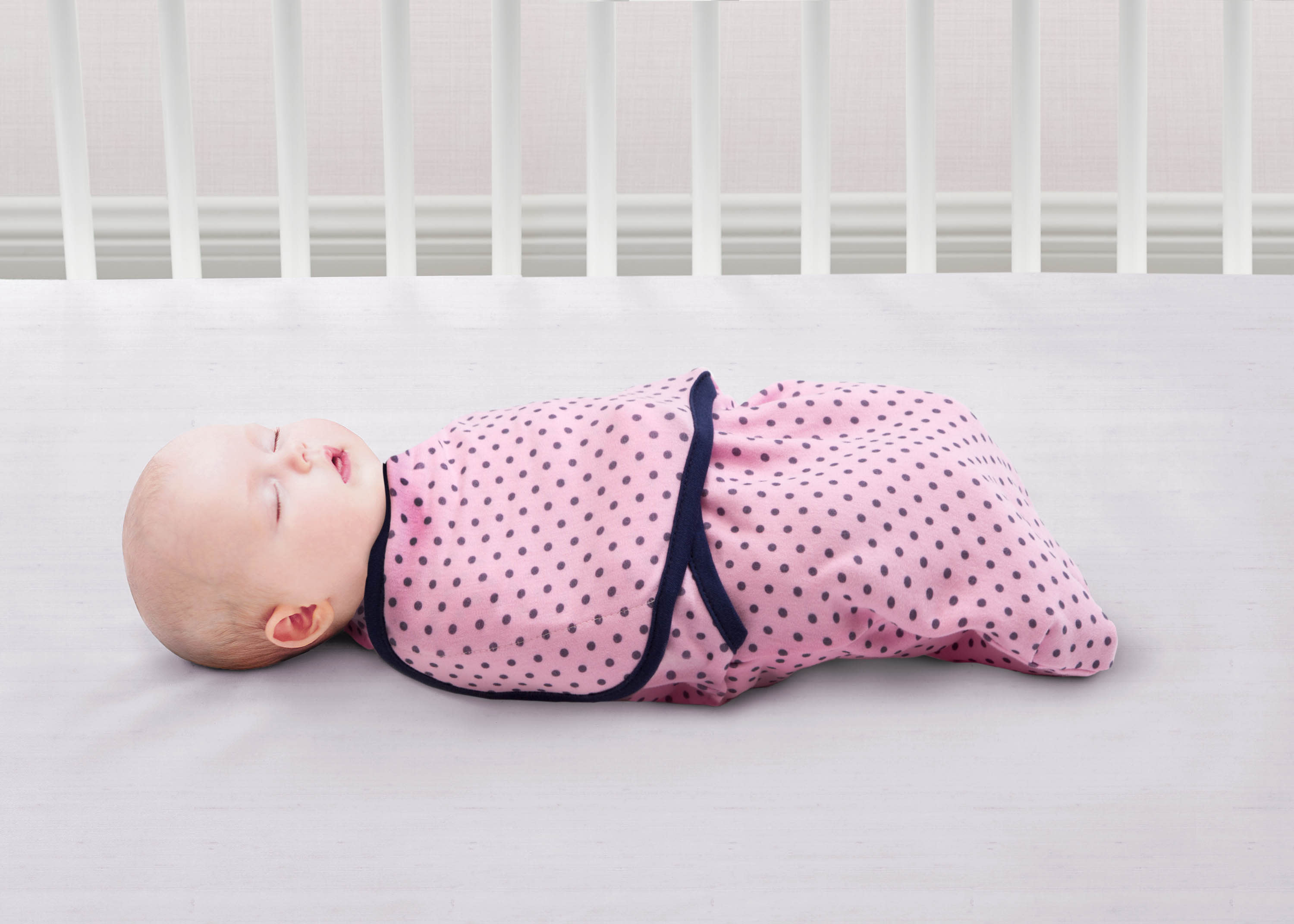 Little Lambs Adjustable Swaddle Wrap - Size Large, Fits Babies 3-6 Months/14-18 lbs., 4-Pack