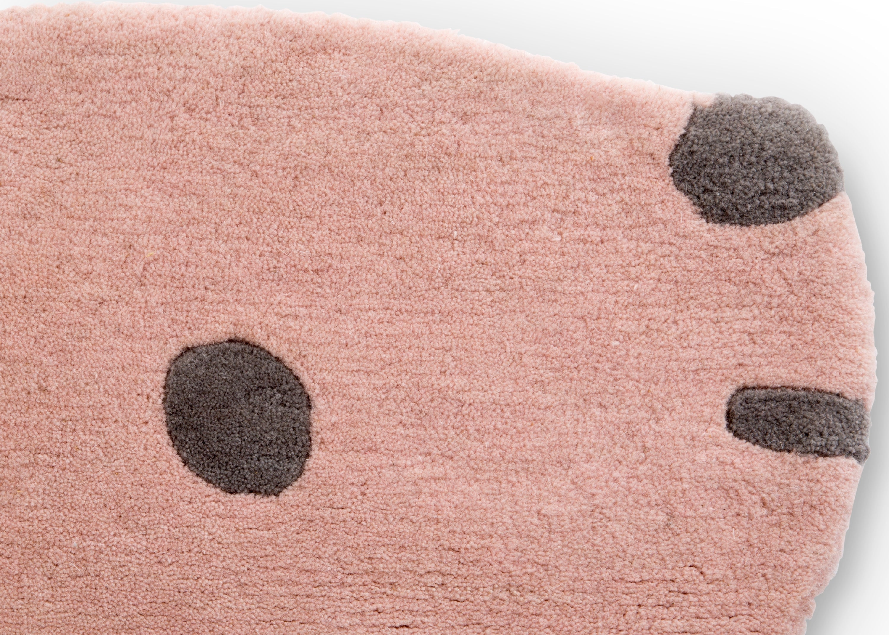 Hand-Tufted 100% Wool Bunny Rug