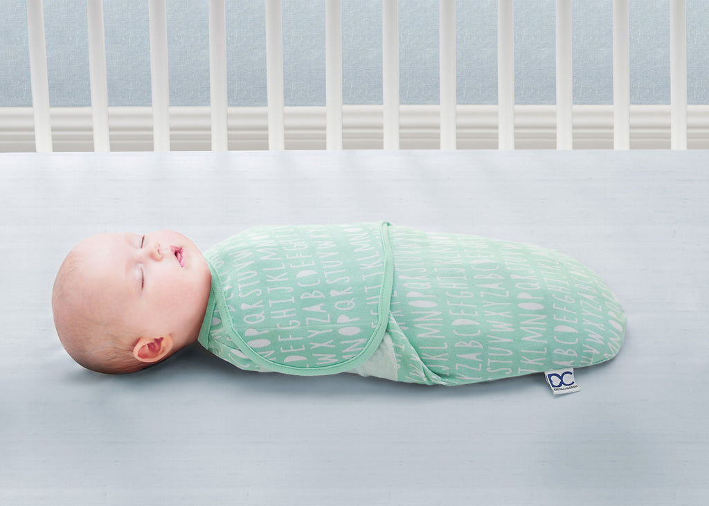 Little Lambs Adjustable Swaddle Wrap - Size Large, Fits Babies 3-6 Months/14-18 lbs.