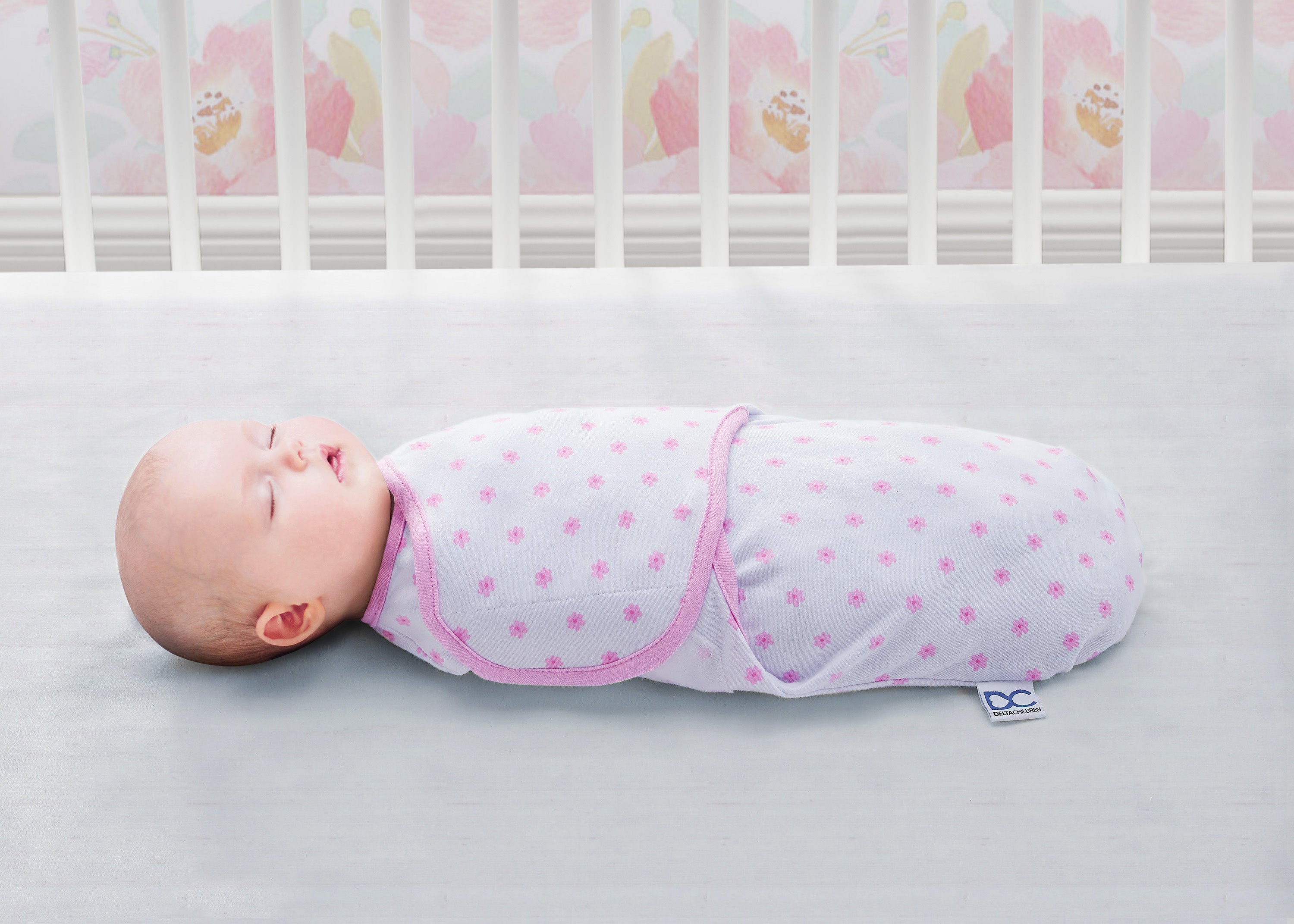Little Lambs Adjustable Swaddle Wrap - Size Extra Small, Fits Babies 0-3 Months/4-7 lbs., 3-Pack